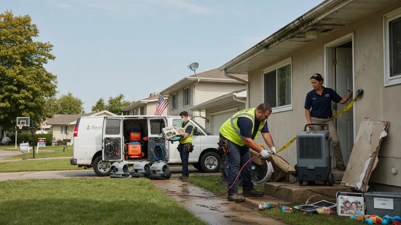 Water Damage Restoration in Mount Auburn, IL near me